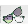 Okulary korekcyjne z nakładką CALVIN KLEIN JEANS CKJ 23643 300