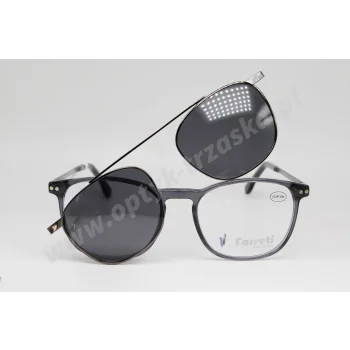 Okulary korekcyjne z nakładką FORSETI PRESTIGE 6099UCD C2