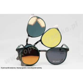 Okulary korekcyjne z nakładkami KENCHI OPKEC 040302 C3