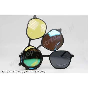 Okulary korekcyjne z nakładkami KENCHI OPKEC 040311 C1