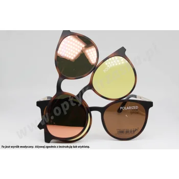 Okulary korekcyjne z nakładkami KENCHI OPKEC 120210 C2