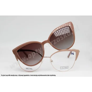 Okulary korekcyjne z nakładką i-D TOKYO ID 8398 C3
