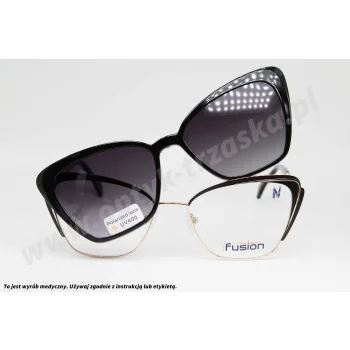 Okulary korekcyjne z nakładką FUSION 8934 C3