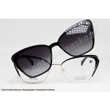 Okulary korekcyjne z nakładką i-D TOKYO ID 8571 C1