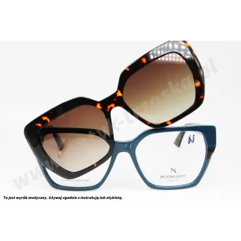 Okulary korekcyjne z nakładką MOONLIGHT GLM 6025 C1