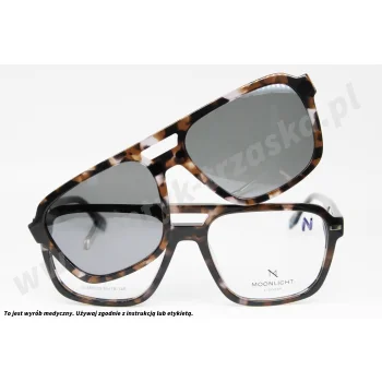 Okulary korekcyjne z nakładką MOONLIGHT GLM 6026 C3