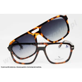 Okulary korekcyjne z nakładką MOONLIGHT GLM 6026 C2