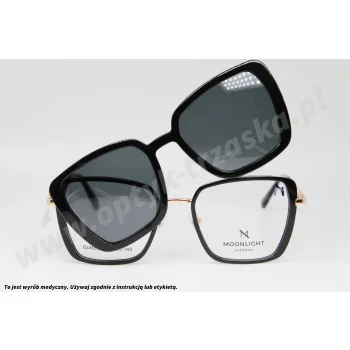 Okulary korekcyjne z nakładką MOONLIGHT GLM 5905 C1