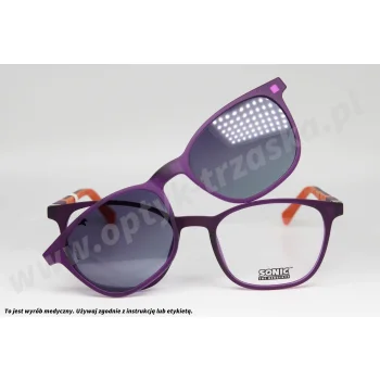 Okulary korekcyjne z nakładką SONIC SO 20003 C654