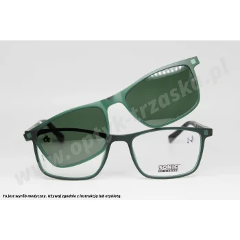 Okulary korekcyjne z nakładką SONIC SO 20004 C633