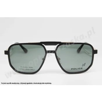 Okulary korekcyjne z nakładką POLICE UPLU 55 COL.302P