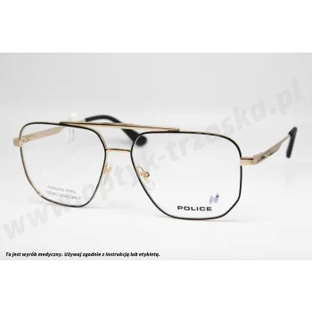 Okulary korekcyjne z nakładką POLICE UPLU 55 COL.302P