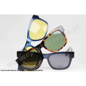 Okulary korekcyjne z nakładkami H1N1 TRCA 304 COL.02