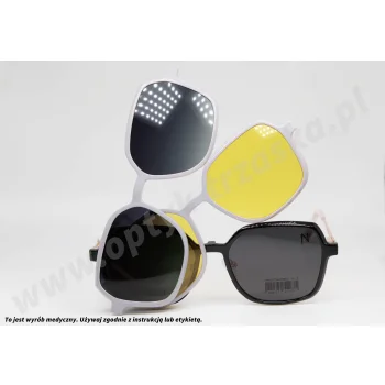 Okulary korekcyjne z nakładkami KENCHI OPKEC 050709 C2