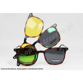 Okulary korekcyjne z nakładkami KENCHI OPKEC 030205 C2