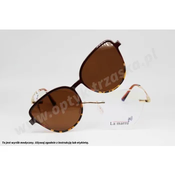 Okulary korekcyjne z nakładką LA MARRU LA 41144 C2