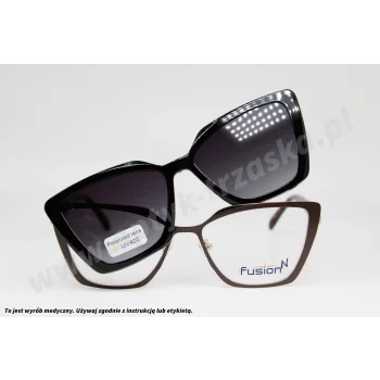 Okulary korekcyjne z nakładką FUSION 8929 C5