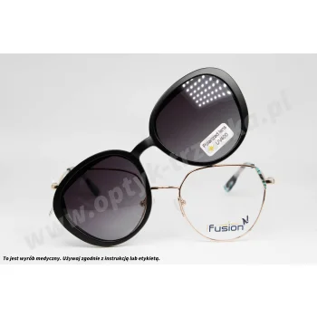 Okulary korekcyjne z nakładką FUSION 8902 C4