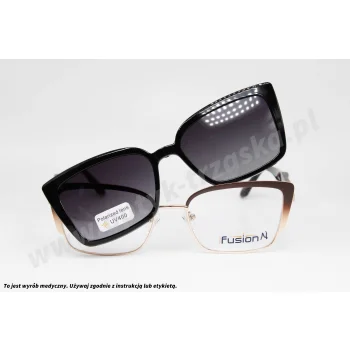 Okulary korekcyjne z nakładką FUSION 8930 C5