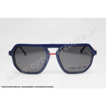 Okulary korekcyjne z nakładką MOLOKA MC 2549 C3