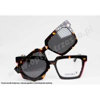 Okulary korekcyjne z nakładką MOLOKA CP 2605 C2