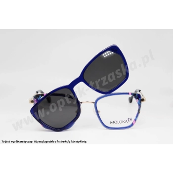 Okulary korekcyjne z nakładką MOLOKA MC 2610 C3