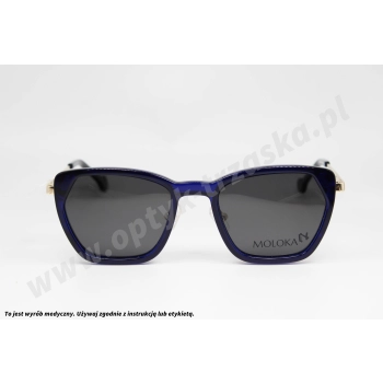 Okulary korekcyjne z nakładką MOLOKA MC 2610 C3