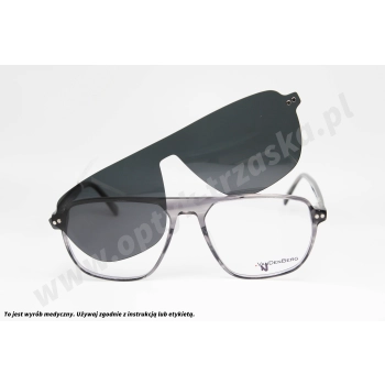 Okulary korekcyjne z nakładką VAN DEN BERG VDB 3005 CF02