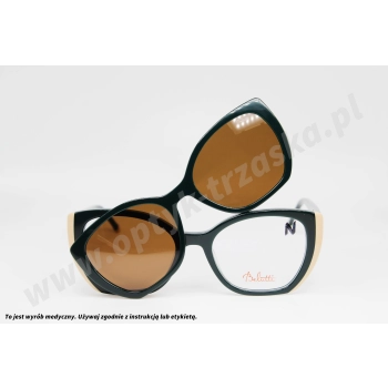 Okulary korekcyjne z nakładką BELUTTI BKC 014 C3