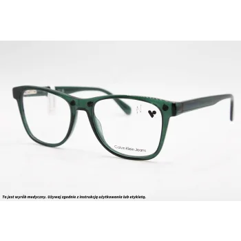 Okulary korekcyjne z nakładką CALVIN KLEIN JEANS CKJ 23643 300