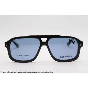 Okulary korekcyjne z nakładką CALVIN KLEIN JEANS CK 24549 021