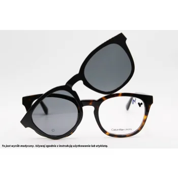 Okulary korekcyjne z nakładką CALVIN KLEIN JEANS CKJ 24636 210