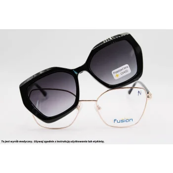 Okulary korekcyjne z nakładką FUSION 8452 C2