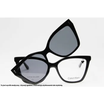 Okulary korekcyjne z nakładką CALVIN KLEIN CK 24550 001