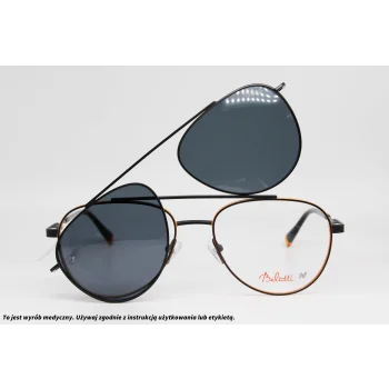 Okulary korekcyjne z nakładką BELUTTI BRM 054 C2