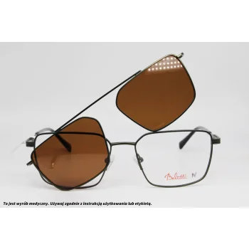 Okulary korekcyjne z nakładką BELUTTI BRM 055 C3