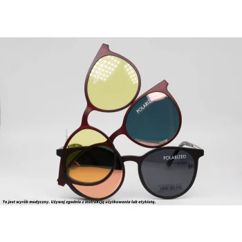 Okulary korekcyjne z nakładkami KENCHI KEC 0120210 C3