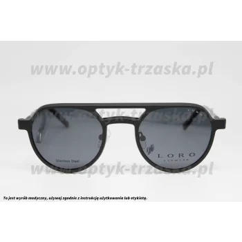 Okulary korekcyjne z nakładką LORO CECIL L3